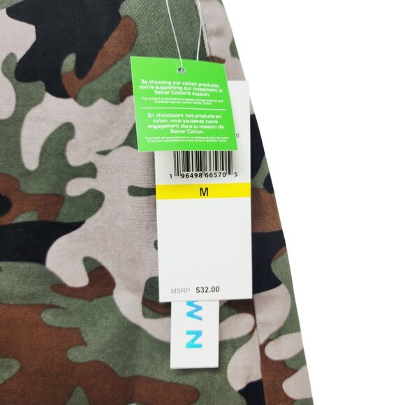 Camo Print Womens Shorts By Tinseltow Size M Elastic Waist  Pockets - Picture 3 of 10